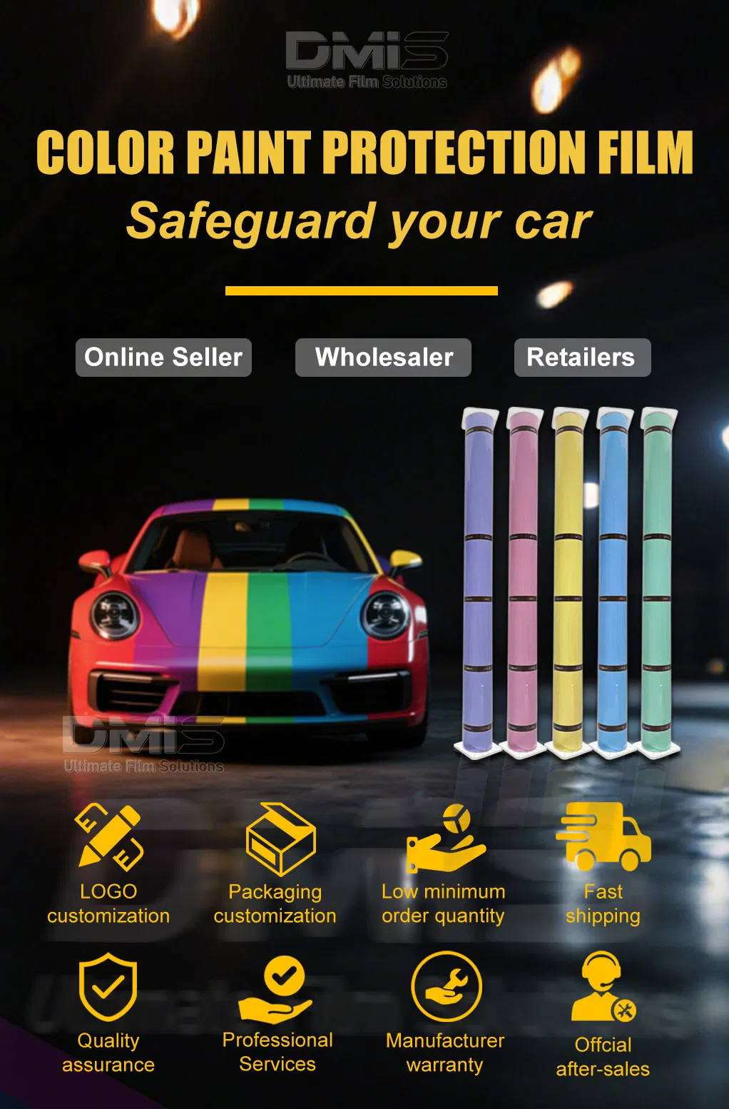 Crystal Super Glossy Vinyl Car Wrap product展示