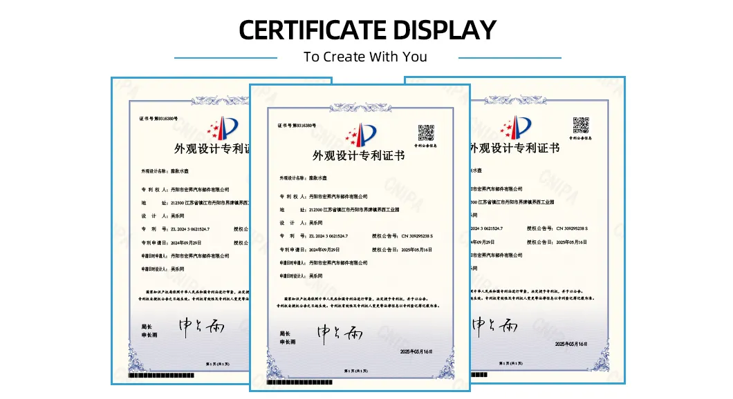 B-M-W G12 360° Surround View Auto Rearview Mirror Certifications