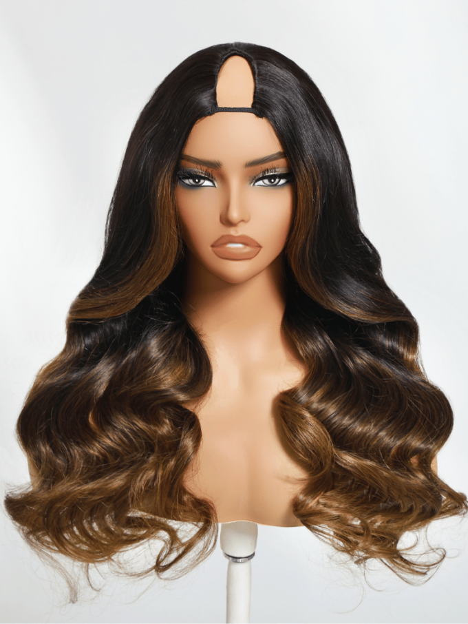 UNice EasiContour™ Body Wave Wig back view